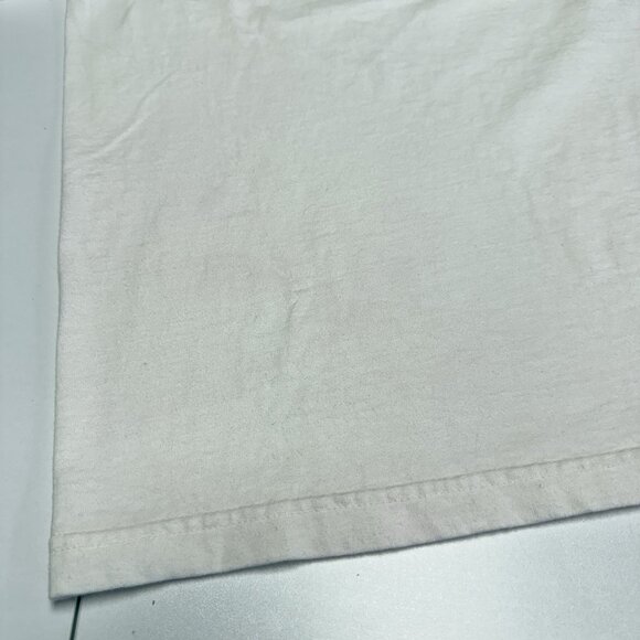 Vintage Y2K Die Trying T Shirt Mens L 21x28 White Baja Mex Racing - Picture 7 of 14